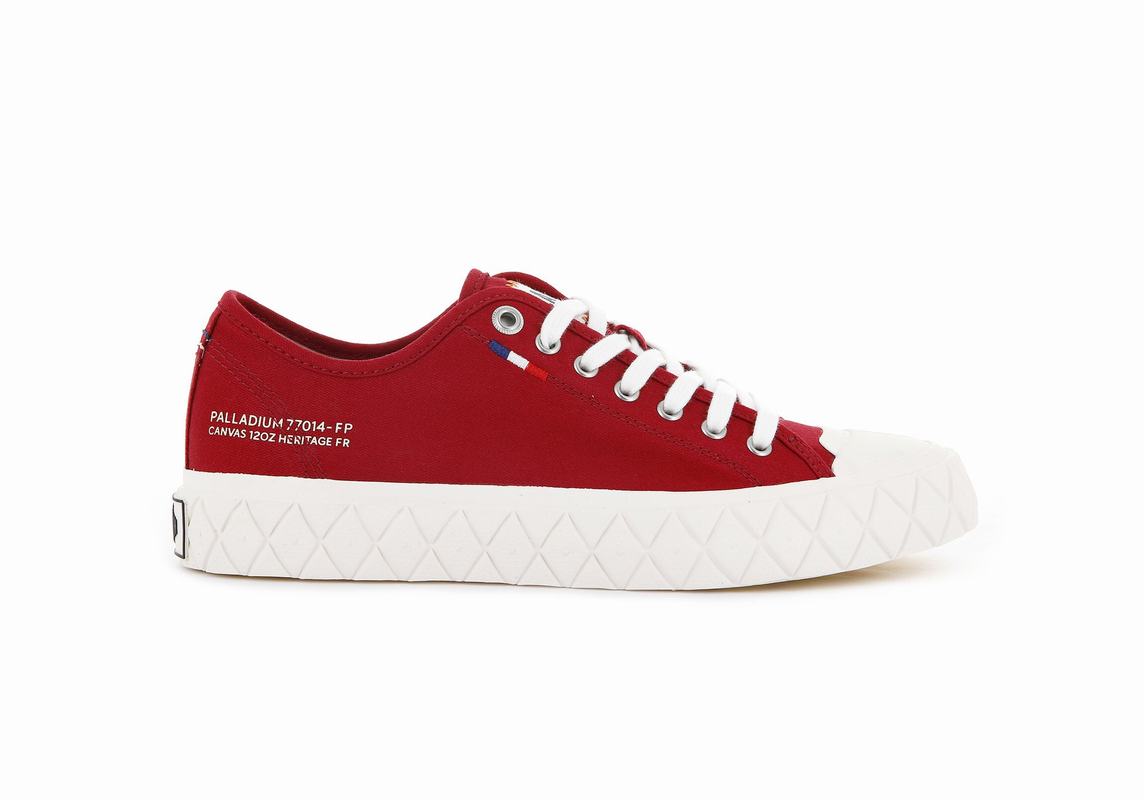 Palladium Palla Ace Canvas Men's Low Top Sneakers Red (AVHT94017)